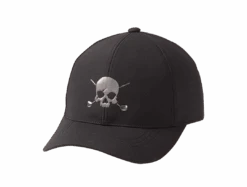 Volvik Golf Hot Melt Skull Cap -Fine Golf Store 0001 Skull matte cap black