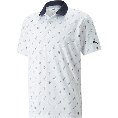 Puma Men's Mattr Egrets Golf Polo 2 Puma Men's Mattr Egrets Golf Polo - Image 2