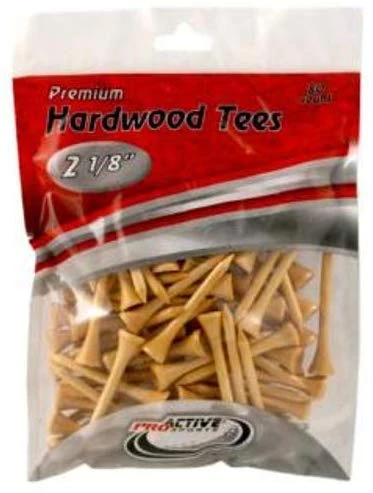 ProActive Premium Sports Hardwood Golf Tees 2.125" 80 Count 1 ProActive Premium Sports Hardwood Golf Tees 2.125" 80 Count