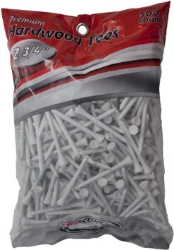 ProActive Premium Sports Hardwood Golf Tees 2.75" 500 Count 5 ProActive Premium Sports Hardwood Golf Tees 2.75" 500 Count -Fine Golf Store 2.75 White 500