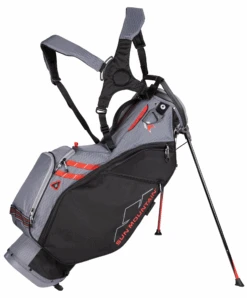 Sun Mountain 2023 4.5 LS 14-Way Divided Golf Stand Carry Bag -Fine Golf Store 2023 4.5LS14Way 230081 black nickel red