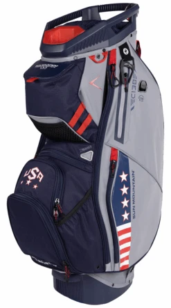 Sun Mountain Golf 2023 C-130 Supercharged 14-Way Cart Bag -Fine Golf Store 2023 C130Supercharged 230311 patriot