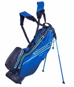 Sun Mountain Golf 2023 H2NO LiteSpeed Waterproof Stand Carry Bag -Fine Golf Store 2023 H2NOStandLitespeed 230674Navy Blue Ocean