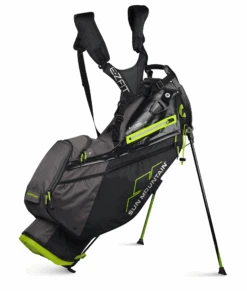 Sun Mountain Golf 2021 4.5 LS 14-Way Divided Golf Stand Carry Bag -Fine Golf Store 21009545LS14WayBlack Gune RushGreen