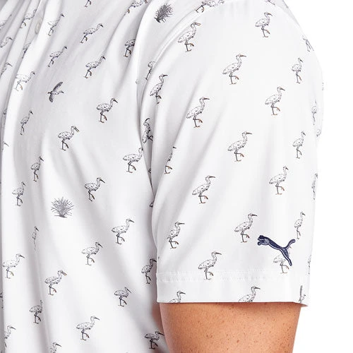 Puma Men's Mattr Egrets Golf Polo 4 Puma Men's Mattr Egrets Golf Polo - Image 4