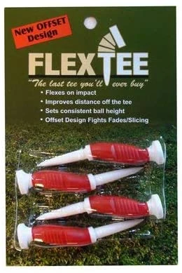 Flextee Offset Design Flexible Golf Tee 3" 1 Flextee Offset Design Flexible Golf Tee 3"