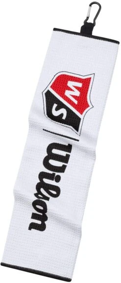 Wilson Staff Tri-Fold Waffle Golf Towel - White - 16" X 21" -Fine Golf Store 61cYjCGJd2L. AC SL1500