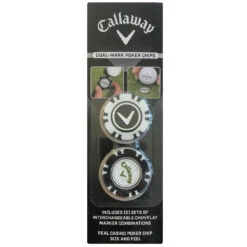 Callaway Golf Dual Ball Marker Poker Chips Set -Fine Golf Store Accessories DualMarkPokerChips