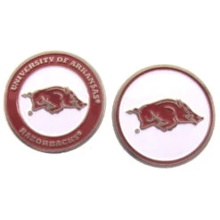 NCAA Double Sided Collegiate Golf Ball Marker Coins -Fine Golf Store Arkansas 1 76cc524c 3acf 44f2 a91d 34885d690898