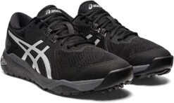 Asics Men's Gel-Course Glide Spikeless Golf Shoes -Fine Golf Store AsicsGelCourseGlide BlackCarrierGrey 2