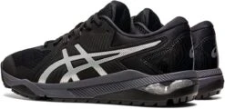 Asics Men's Gel-Course Glide Spikeless Golf Shoes -Fine Golf Store AsicsGelCourseGlide BlackCarrierGrey 3