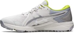 Asics Men's Gel-Course Glide Spikeless Golf Shoes -Fine Golf Store AsicsGelCourseGlide GlacierGreyNeonLime 1