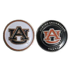 NCAA Double Sided Collegiate Golf Ball Marker Coins -Fine Golf Store Auburn1
