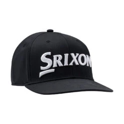 Srixon Authentic Structured Hat -Fine Golf Store AuthenticStructured BlackWhite 0