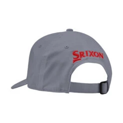 Srixon Authentic Structured Hat -Fine Golf Store AuthenticStructured GrayRed 1