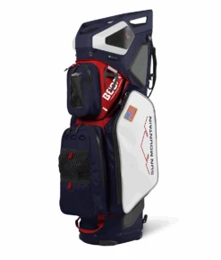 Sun Mountain 2022 Boom Bag Golf Cart Bag With Speakers 30 Sun Mountain 2022 Boom Bag Golf Cart Bag With Speakers -Fine Golf Store BOOM BAG NAVY WHITE RED