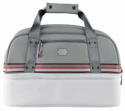Sun Mountain Mid-Stripe Boston Bag -Fine Golf Store BOSTONBAGWHITECADETBRICK