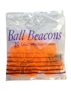 Beacons Large Neon Golf Ball Markers -Fine Golf Store Ball Beacons Orange