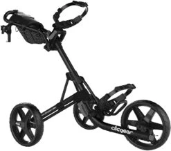 Clicgear Golf 3-Wheel Push Cart Model 4.0 -Fine Golf Store Black 1