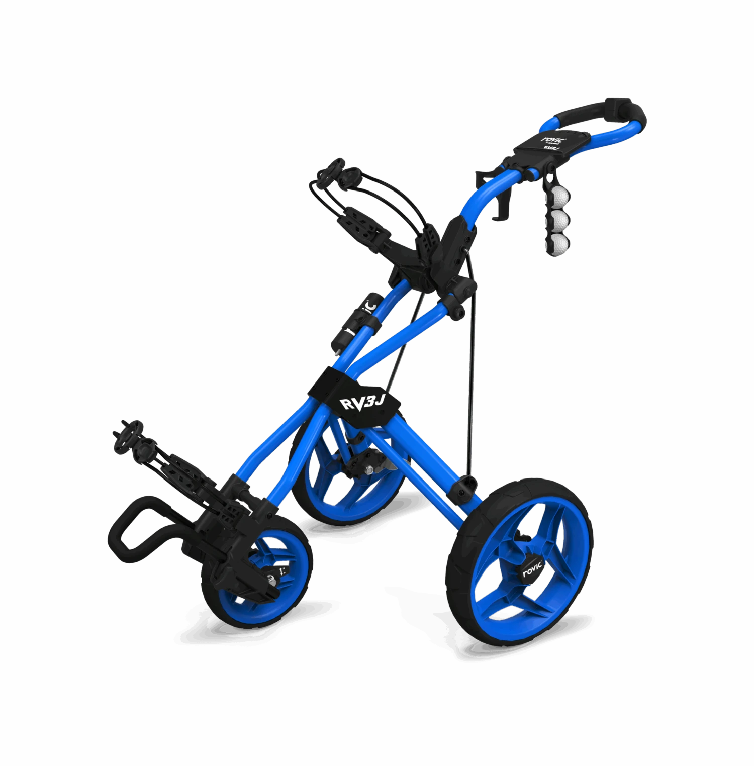 Clicgear Golf 3-Wheel Rovic Junior Push Cart Model RV3J 2 Clicgear Golf 3-Wheel Rovic Junior Push Cart Model RV3J - Image 2