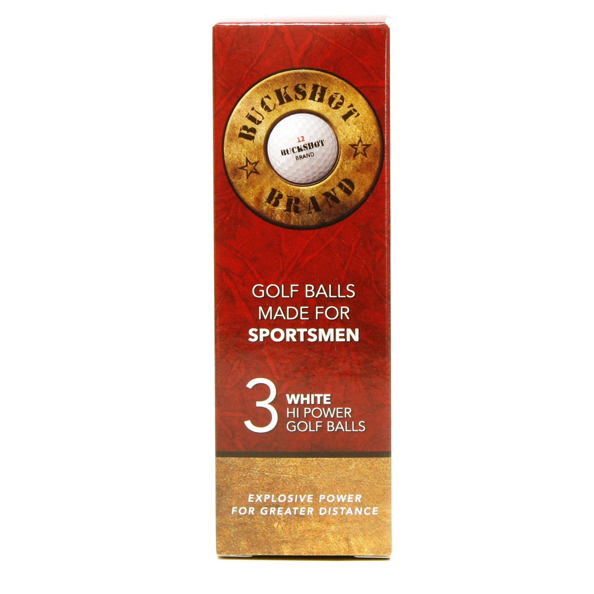 BUCKSHOT BRAND GOLF BALLS - 12 Golf Balls In Package 2 BUCKSHOT BRAND GOLF BALLS - 12 Golf Balls In Package - Image 2