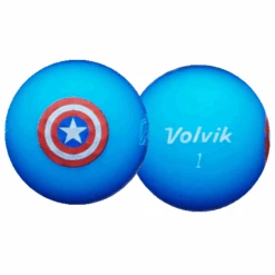 Volvik Marvel Avengers 5 Golf Balls Character Pack -Fine Golf Store CaptainAmericaBallBlur