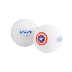 Volvik Marvel Character Golf Ball 4 Pack -Fine Golf Store Captain America Ball