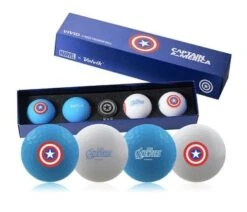 Volvik Marvel Limited Edition Marvel Golf Ball Gift Packs -Fine Golf Store Captain America Box