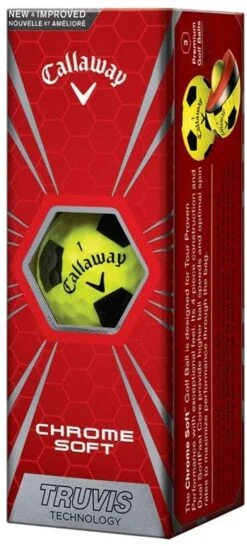 Callaway Chrome Soft Truvis Golf Balls 19 Callaway Chrome Soft Truvis Golf Balls -Fine Golf Store ChromeSoft 5995589 2