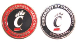 NCAA Double Sided Collegiate Golf Ball Marker Coins -Fine Golf Store Cincinatti