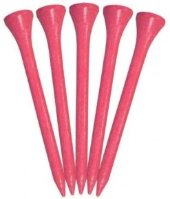 Pride Sports Wood Golf Tees 2.75 X 100 Count 11 Pride Sports Wood Golf Tees 2.75 X 100 Count -Fine Golf Store Classic Wood Tee 2.75 100 count Citrus Pink