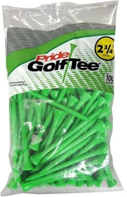 Pride Sports Wood Golf Tees 2.75 X 100 Count 9 Pride Sports Wood Golf Tees 2.75 X 100 Count -Fine Golf Store Classic Wood Tee 2.75 100 count Green