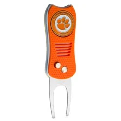 Team Golf Retractable Switchblade Switchfix Divot Tool Ball Marker - NCAA -Fine Golf Store Clemson 5761ef9e 0434 49d5 a3ed d47461481b72