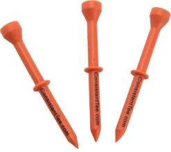Consistent Tee Golf Tees 10 Pack - 3.25" -Fine Golf Store ConsistentTees Orange2
