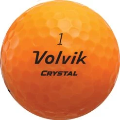 Volvik Crystal Focus Colored Golf Balls 10 Volvik Crystal Focus Colored Golf Balls -Fine Golf Store CrystalFocus2022 OrangeBall