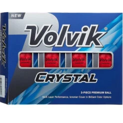 Volvik Crystal Focus Colored Golf Balls 14 Volvik Crystal Focus Colored Golf Balls -Fine Golf Store CrystalFocus2022 RubyRed