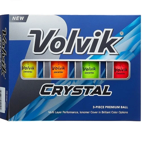 Volvik Crystal Focus Colored Golf Balls 1 Volvik Crystal Focus Colored Golf Balls