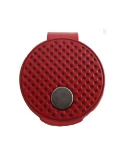 Evergolf Round Magnetic Ball Marker Hat Clip -Fine Golf Store EverGolf Round Cap Clip Red