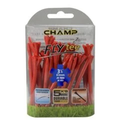 Champ Fly Tees 3.25" Plastic Golf Tees -Fine Golf Store Flytee 314 25 RedPlain 92544 600px 1800x1800 77ffedd3 df72 4aee 8e46 5b051b69b2c8