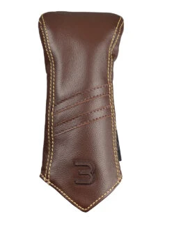 Sun Mountain Golf Leather Head Covers -Fine Golf Store G823724Brown KhakiStripe3