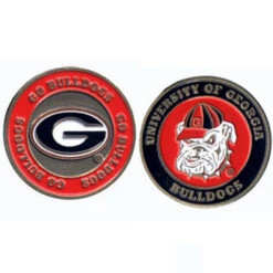 NCAA Double Sided Collegiate Golf Ball Marker Coins -Fine Golf Store Georgia