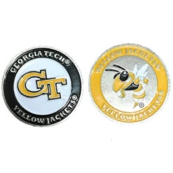 NCAA Double Sided Collegiate Golf Ball Marker Coins -Fine Golf Store GeorgiaTech ba23eb6b 8405 4bef 93e1 fffa38f0c13a