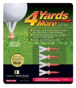 4 Yards More Golf Tees -Fine Golf Store Greenkeepers 4 Yards More Red adb72b88 2fd8 48a5 898e e6c4ddc4f5c2