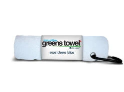 Clip Wipes Microfiber Golf Greens Towel -Fine Golf Store Greens Towels Pure White