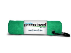 Clip Wipes Microfiber Golf Greens Towel -Fine Golf Store Greens Towels Shamrock Green