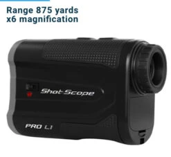 Shot Scope Golf Pro L1 Laser Rangefinder -Fine Golf Store Grey 480x441 Desktop 4