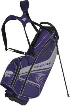 NCAA Collegiate The Gridiron III Team Effort Stand Bag -Fine Golf Store Gridiron III Stand Bag Kansas State