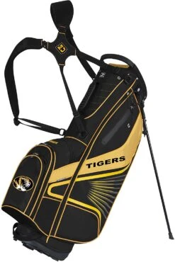 NCAA Collegiate The Gridiron III Team Effort Stand Bag -Fine Golf Store Gridiron III Stand Bag Missouri Tigers