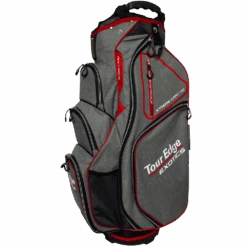 Tour Edge Xtreme 7.0 Cart Bag -Fine Golf Store Heather Red WhiteCart