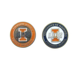 NCAA Double Sided Collegiate Golf Ball Marker Coins -Fine Golf Store Illinois